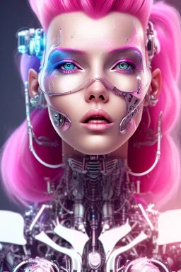 cyborg, pink hair, sexy, perfekt, real, dream