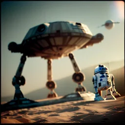 Star wars, retro, octane render