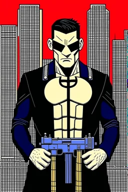 punisher sku;; CITY bank the style of Hiroshi Nagai