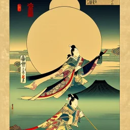 BANNERS, Ukiyo-e japanese art