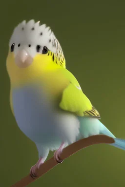 A cute budgie animation