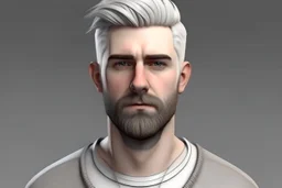 generic white guy bold realistic