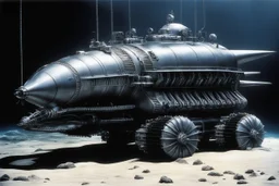 [high res photo by H.R. Giger for the Weyland-Yutani megacorp (1967)] Ultimate design for the heavily armed SCUBA scout with six fins, in the vein of a submarine high impact vehicle for a quick action or some such. at the bottom of the deep ocean