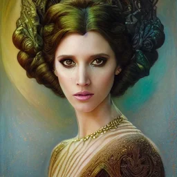 Princess leia goddess, perfect face, fantasy, beautiful face, gorgeous, intricate, dramatic lighting, emotionally evoking symbolic metaphor, highly detailed, photorealistic, artstation, concept art, smooth, sharp focus, art by albert aublet and krenz cushart, tomasz alen kopera, peter mohrbacher, and alphonse mucha, sharp focus, emitting diodes, smoke, artillery, sparks, racks, system unit, motherboard, by pascal blanche rutkowski repin artstation hyperrealism painting concept art