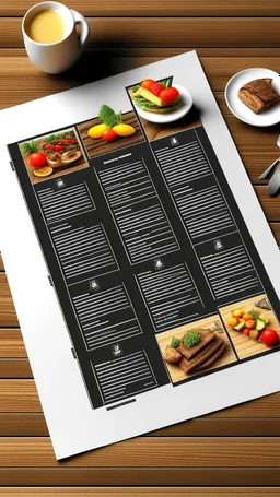 restaurant menu