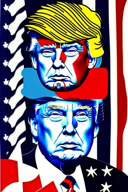 Donald Trump as painted by Picasso