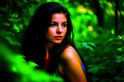 Surrounded by lush greenery, a young female model poses for the camera, her dark hair cascading down her back and her brown eyes shining with excitement. With a love for nature and a desire to capture its beauty, she creates stunning images that transport viewers to faraway places and inspire them to explore the world.