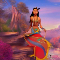 Pocahontas, 3d, Disney, nyanco