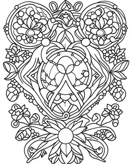 outline art for stoners coloring pages with A very simple and super minimal design featuring A trippy cosmic journey through space, with planets and stars morphing into cannabis leaves, white background, sketch style, fully body, only use outline, cartoon style, clean line art, white background, no shadows and clear and well outlined