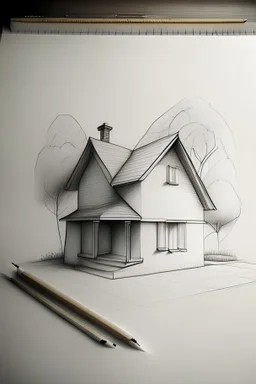 Drawing simple home