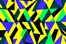 Triangles and cubes op art