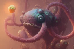 3d render non-euclidean mass of eyes and tentacles, matte painting rpg skill concept art, art nouveau, swirly vibrant color lines, fantastically gaudy, aesthetic octane render, 8k hd resolution, by ilya kuvshinov and cushart krentz and gilleard james a glowing aura global illumination ray tracing hdr art by artgerm and greg rutkowski and magali villeneuve