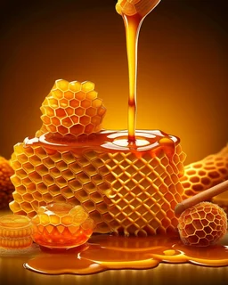 honeycombs and royal jelly