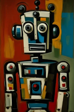 robot años 50 segun picasso