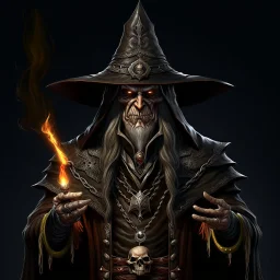 fantasy wild west evil warlock grimdark realistic