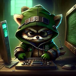 Teemo from League of Legends, as a hacker