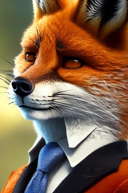 Fantastic mr fox in a suit by H P lovecraft