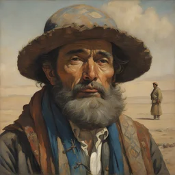 портрет странника, Верещагин