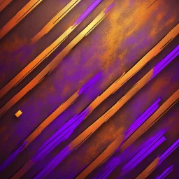 Hyper Realistic Glowing-Golden-Diagonal-Intersecting-Lines on rustic-orange-&-purple-rustic-wall with embers