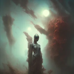 superhero, woman, photographer. oil on canvas, volumetric lighting, beksinski