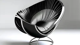 Fan shaped chair design modern