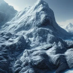 highly detailed icy mountain landscape, illustration, cinematic lighting, 4k, 8k, octane render, digital concept art, trending on artstation, pinterest, extremely detailed, ambient lighting.