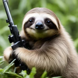 A Sloth In A British Special Forces