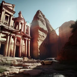 Petra, beautiful, realistic, hyper detailed, unreal engine 5, octane render