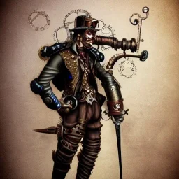 Steampunk warrior