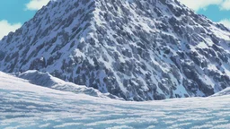 Rising before you is a six-hundred-foot-tall mountain of glacial ice, its peak carved to resemble a gigantic skull wearing a crown. Weaving up the mountain's southern slope are enormous stairs hewn from the ice. These steps, which extend from the base of the mountain to the base of the fortress, were clearly made for giants.