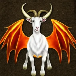 goat with dragon wings