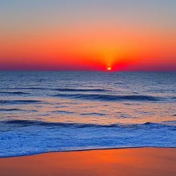 Sunrise on the Atlantic Ocean