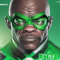 drugged Green Lantern comic cover Samuel l jackson