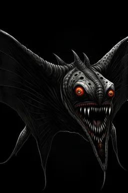 Moth / shark hybrid demon