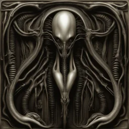 HR Giger, known for his biomechanical and surreal artwork, often depicted intricate and disturbing sexual imagery in his creations. One of his most famous works featuring a biomechanical vagina is the artwork seen in the movie "Alien," where Giger's unique and disturbing aesthetic is prominently displayed. Giger's depiction of the biomechanical vagina is a combination of organic and mechanical elements, creating a surreal and unsettling image of female genitalia. The intricate details and dark,