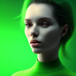 green matrix, neo, man, portrai, photo, real, face, high detail, render, blender