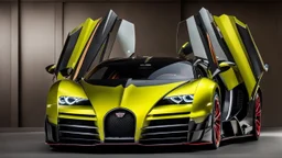 Bugatti Veyron MANSORY Fused with Lamborghini Veneno, Super Detailed, desktop wallpaper, 4K