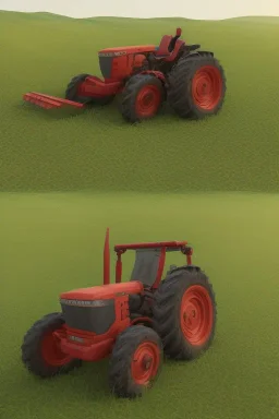 tractor design for low poly game