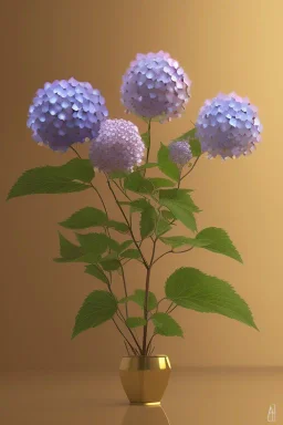 an isolated translucent hydrangea plant, 3d render, art nouveau style, ultra realistic, masked transparent flat background, backlight, popular on sketchfab, pixelsquid, 8k, volumetric lighting, super focused, no blur, trending on artstation, octane render, ultra detailed, hyperrealistic, by artgerm and alphonse mucha