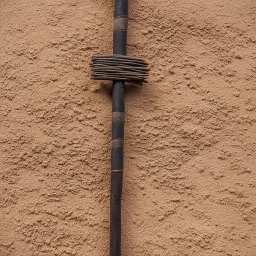 [live in the jungle] Ce type de bâton est l’emblème de la société yona (voleurs rituels). Chaque famille dogon a son voleur rituel. La principale activité de cette société est d’intervenir lors des funérailles de l’un de ses membres, volant des animaux domestiques afin de les sacrifier et de s’en nourrir au cours de la cérémonie funéraire. Ce bâton de voleur, appelé yo domolo, est sculpté de chevrons symbolisant la pluie et le serpent lebe, ancêtre mythique source de fertilité. L’extrémité évoqu