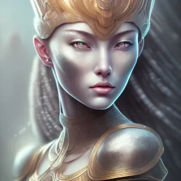 sango fantasy, fantasy magic, intricate, sharp focus, illustration, highly detailed, digital painting, concept art, matte, masterpiece head sexy African beauty white hair space lady silver tiger head Egyptian princess pyramid