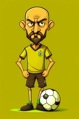 Giorgis Mikautadze Footballer ,cartoon 2d