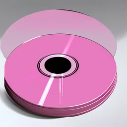 Pink CD-R design