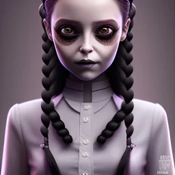 wednesday addams rolünde oynayan jenna ortega