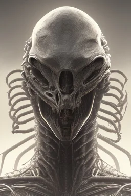 evil predator, alien, brutal face, tron, head, bitcoin eyes, 8k, finely detailed, dark light, photo realistic, hr giger, cyberpunk