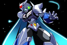 Megaman Zero Omega, Colour Pallete changed to a Dark and Silver