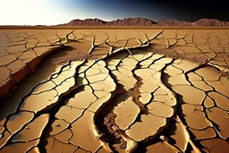 drought-cracked earth