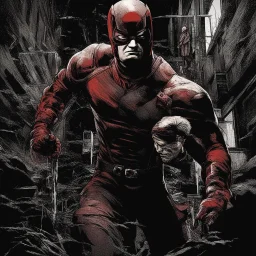 dark and intense Daredevil