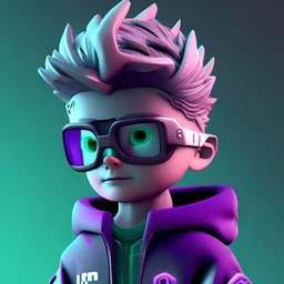 cute boy 3D