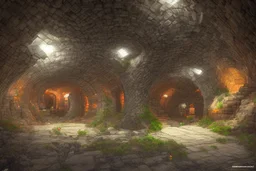 Underground cavern city